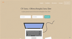 Desktop Screenshot of cvjava.fr